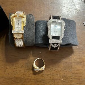 Victoria Wieck Buckle Watches and Buckle Ring